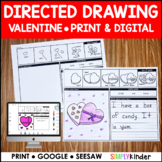 Valentine Directed Drawings | Print, Seesaw, Google