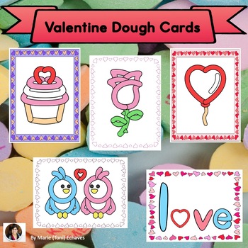 Preview of Valentine Dough Cards