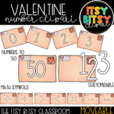 Valentine Envelope Number Clipart & Math Symbols - Numbers