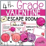 Valentine Escape Room 4th Grade Math Featuring Dot Dudes w
