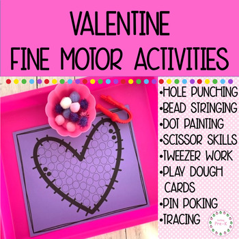 Preview of Valentine Fine Motor Activities