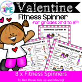 Valentine Fitness Spinner for Brain Breaks, PE & Indoor Recess