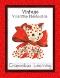 Valentine Flashcards - Vintage Design -  Set 1