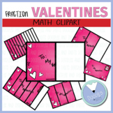 Valentine Fraction Clipart- Valentines Day Clipart