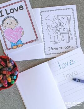 Valentine's Day Free Activity | Valentine's Day love sight word book