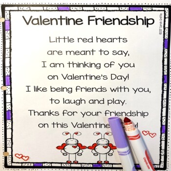 Preview of Valentine Friendship - Poem for Kids