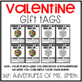 Valentine Gift Tags - Rubix Cube Themed