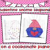 Valentine Gnome Graphing Points on Coordinate Plane First 