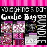 Valentine Clipart Goodie Bag Bundle {Creative Clips Clipart}