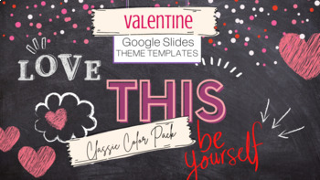 Preview of Valentine Google Slides Templates - Google Slides Theme - Distance Learning