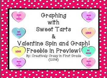 Preview of Valentine Graphing With Sweethearts and More CCSS Math! {Freebie in Preview}