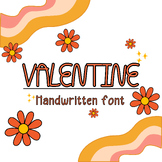 Valentine | Handwritten font, Decorative Fonts, Display Fo
