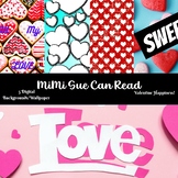 Valentine Happiness! 5 Digital Backgrounds/Wallpapers ONLY $1!