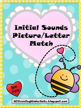 Valentine/Heart Beginning Sound Picture/Letter Matching
