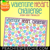 100 Trials Valentine Heart Challenge by Peachie Speechie