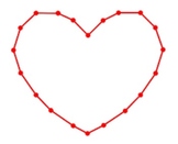 Valentine Heart Graph - All Quadrants