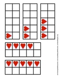 Valentine Heart Ten Frames