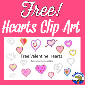 Preview of Hearts Clip Art Free for Valentines Day