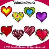 Valentine Hearts Clip Art | Clipart Commercial Use