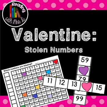 Valentine Hearts Missing Stolen Numbers