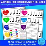 Valentine Hearts Write the Room | Rhythm