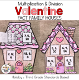 Valentine House Fact Families Multiplication and Division