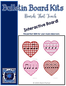 Preview of Valentine Interactive Bulletin Board Kit