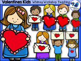 Valentine Kids Clip Art - Whimsy Workshop Teaching
