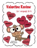 Valentine Language Arts Review packet