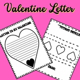 Valentine Letter | February | No prep Valentine's Day Activity