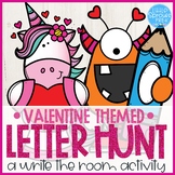 Valentine Letter Hunt ● A Write the Room Activity for Litt