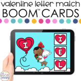 Valentine Letter Match Boom™ Cards - Distance Learning for