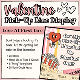 Valentine Library Pick-Up Line Display- Retro Edition