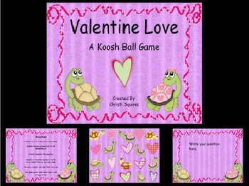 Preview of Valentine Love A Koosh Ball Game For The SMARTBoard
