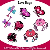 Valentine Love Bugs Clip Art | Clipart Commercial Use