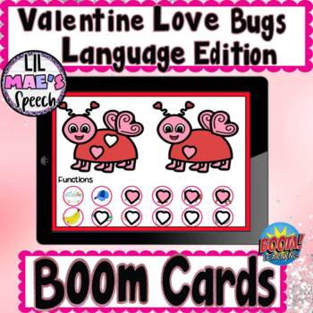 Preview of Valentine Love Bugs Language Activity