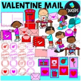 Valentine Mail Clip Art Set {Educlips Clipart}