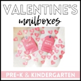 Valentine Mailboxes Number & Letter Sort Pre-K & Kindergarten