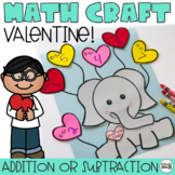 Valentines Day Math Craft | Valentine Math craft (Addition