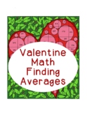 Valentine Math Averages Activity Averaging Heart Computati