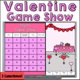 Valentine Math Game Show PowerPoint Presentations  Kinderg