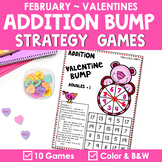 Valentine Math Games - Addition Strategies - Bump