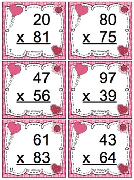 valentines day math 4th grade by math mojo teachers pay teachers