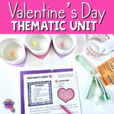 Valentine's Day Candy Heart Unit BUNDLE  Fractions, Probab