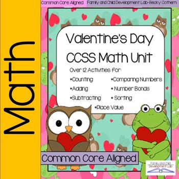 Preview of Valentine Math Activities and Lessons (preK-1)