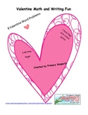 Valentine Math and Writing Fun