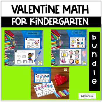 Preview of Valentine Math for Kindergarten