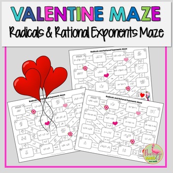 Preview of Valentine Maze Radicals and Rational Exponents