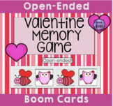 Valentine Memory Game | Open-Ended | BOOM CARDS! |Language
