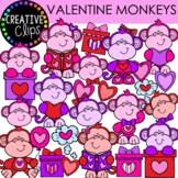 Valentine Monkey Clipart {Valentine Clipart}